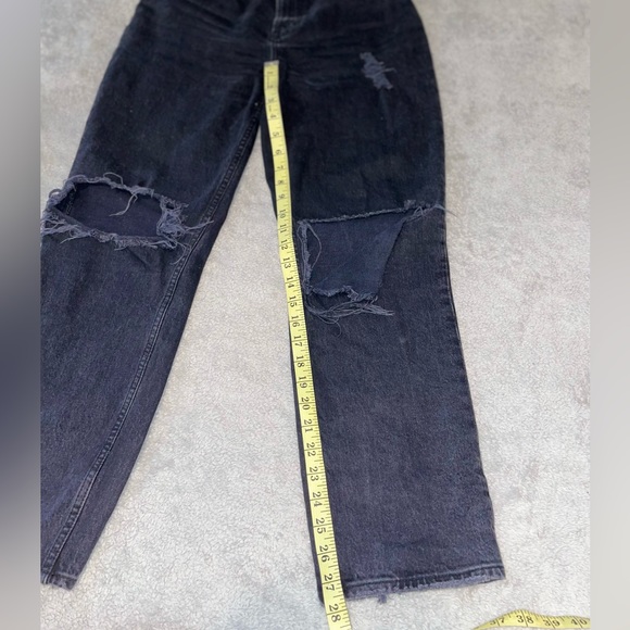 A&F Vintage Stretch Denim - Curve Love Ultra High Rise 90s Straight /size: 28/6S - Picture 9 of 9